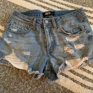 Denim shorts